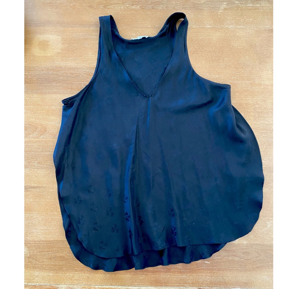 Billy Reid black silk tank top. Gently worn.